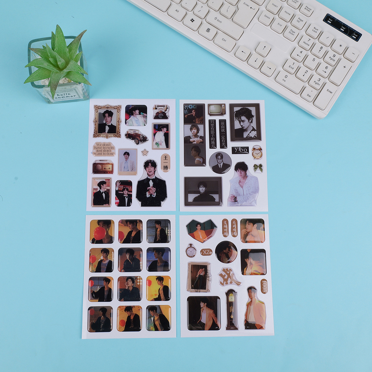 滴胶贴纸异形贴不干胶材质标签行李箱pvc贴纸小批量定制彩印logo