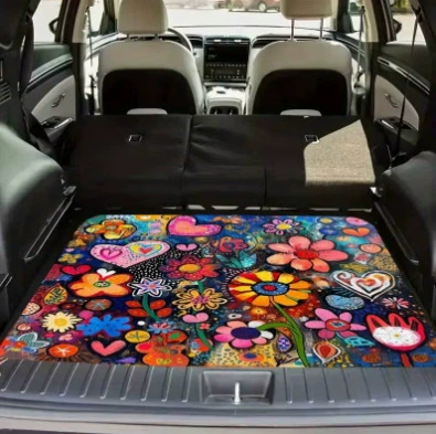Avtomobil döşəmə paspasları — Car Trunk Crystal Velvet - amazon-crystal-velvet-car-mat-61-10075-crystal-velvet-dot-plastic-bottom