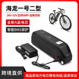 外贸海龙一号二型款锂电池36V48V10Ah13Ah17.5Ah电动自行车锂电池