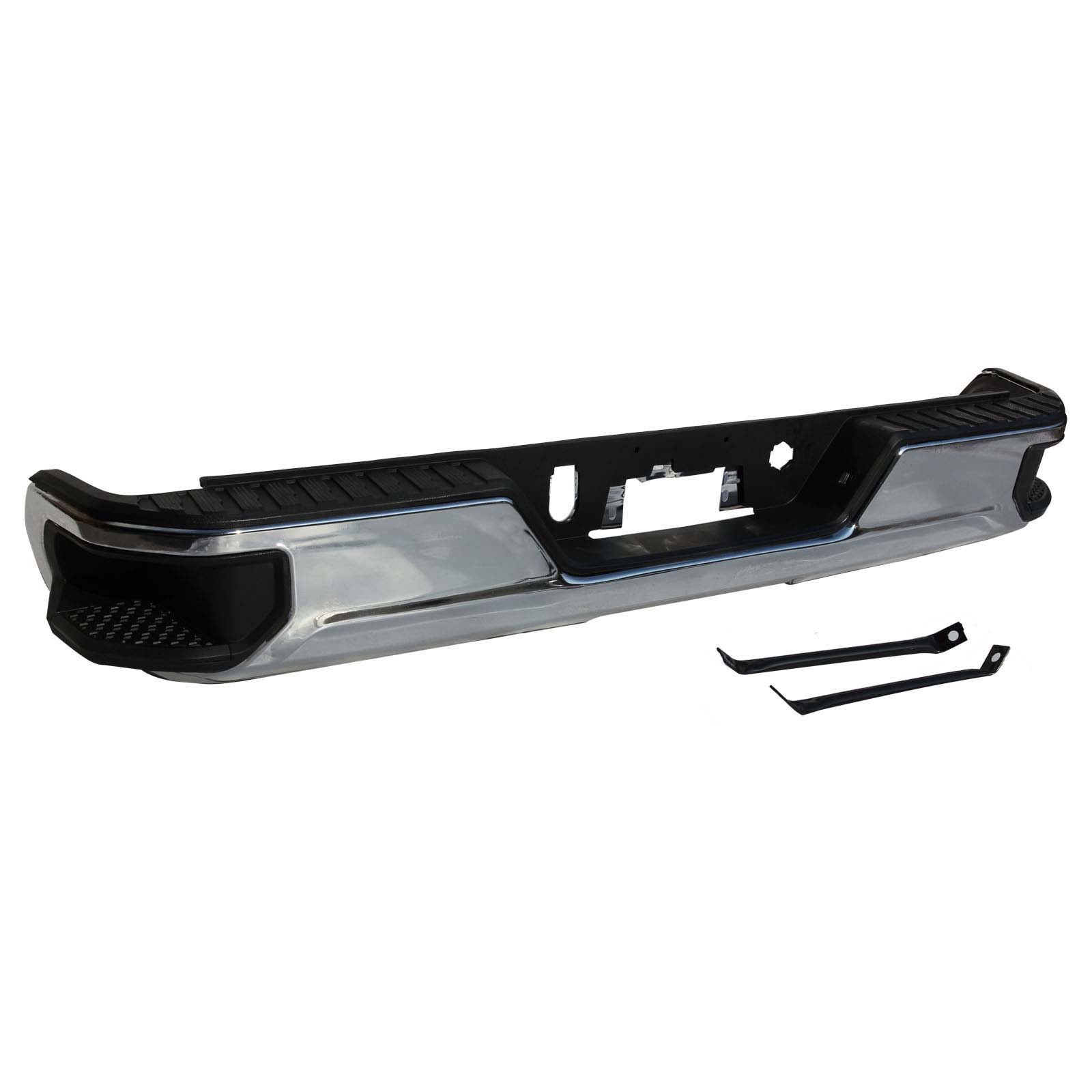 Para parachoques traseros de Chevrolet 19 - 22 Silverado Solod original galvanizado sin agujeros