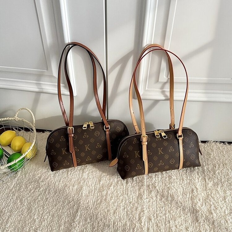 Retro Printed Versatile New Commuter Handbag, Daily Use High-End Stylish Shoulder Bag, Handbag, Underarm Bag Retro Printed Versatile New Commuter Handbag, Daily Use High-End Stylish Shoulder Bag, Handbag, Underarm Bag