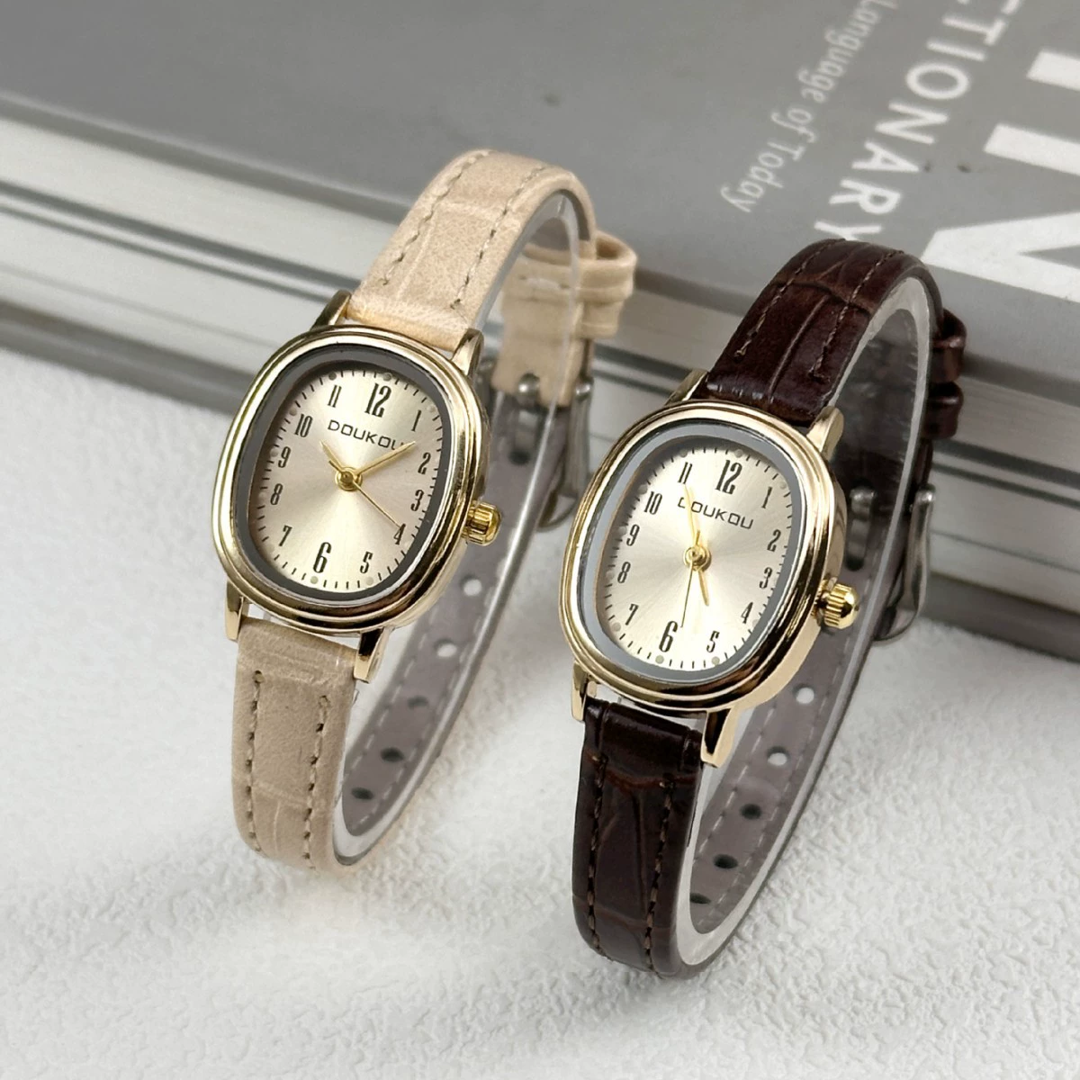Universal retro high quality women's watch, simple and elegant design, bright catchy style, (跨境贸易)
