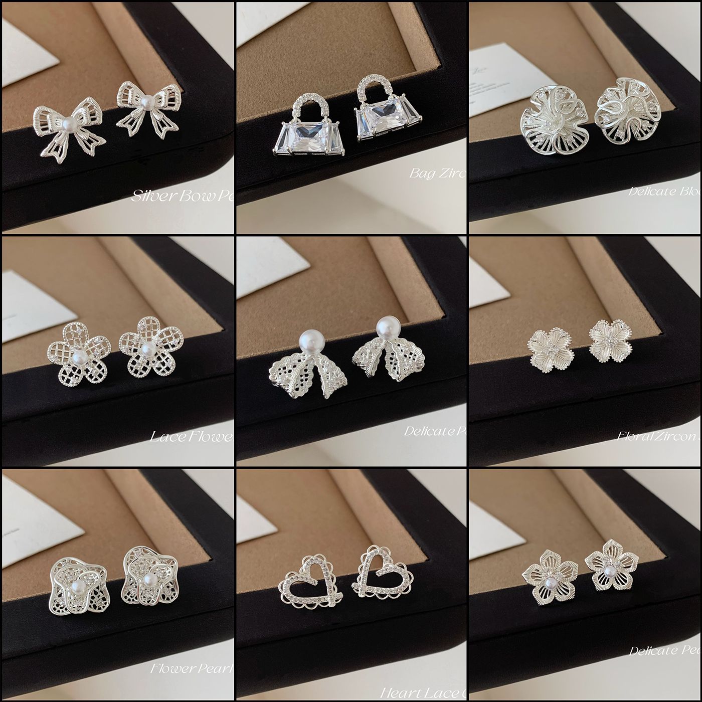 small design earrings