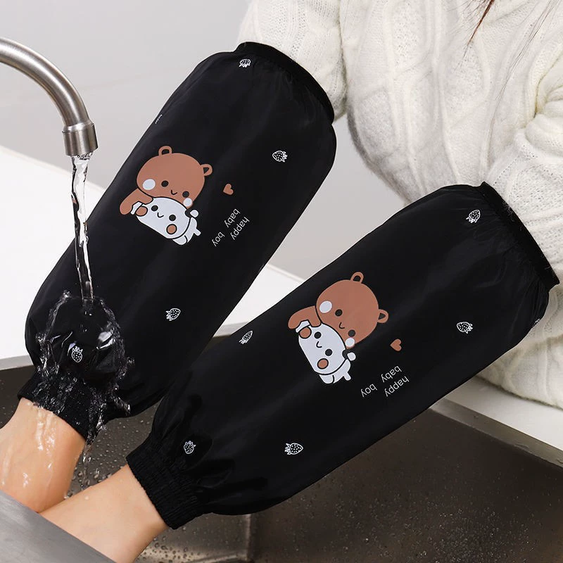 Зимние Длинные рукава с защитой от обрастания, женские кухонные бытовые рукава, рабочие рукава с защитой от грязи, мужские водонепроницаемые и маслостойкие перчатки, рукава