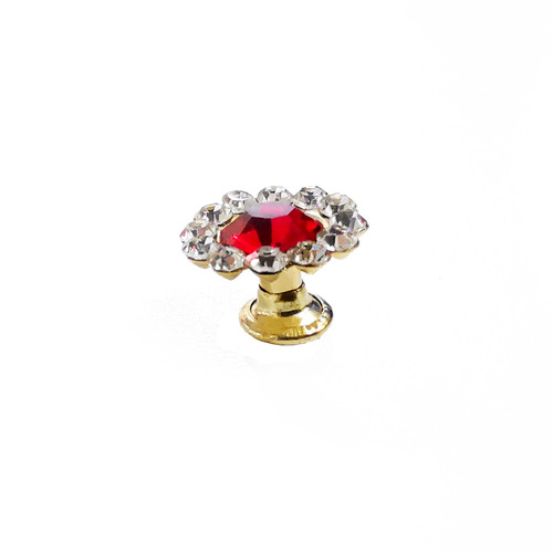 Cross-border supply DIY luggage, clothing accessories, diamond-encrusted sunflower diamond impact studs and rivets