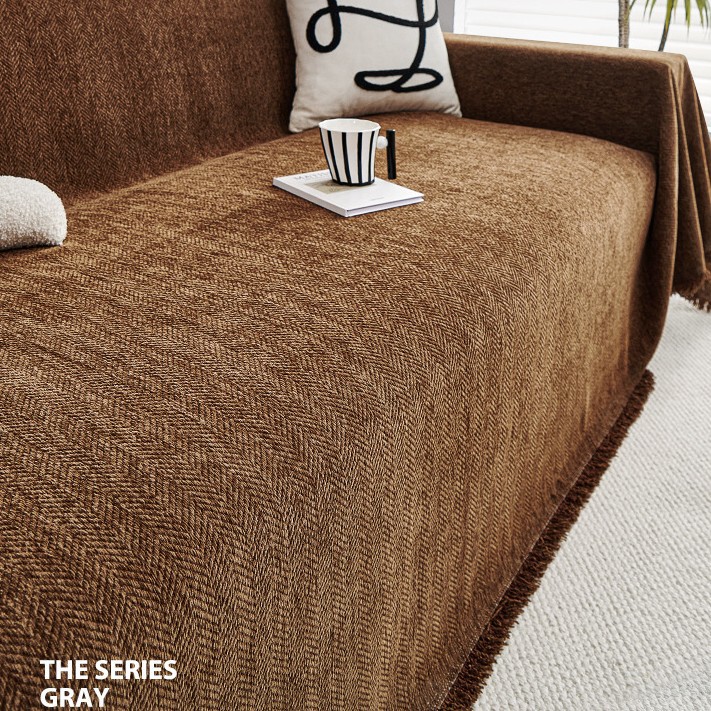 Schneider toalla de sofá cubierta de tela de cubierta completa 2024 nuevo otoño invierno toalla de cojín cubierta de cojín de sofá universal cubierta de cojín