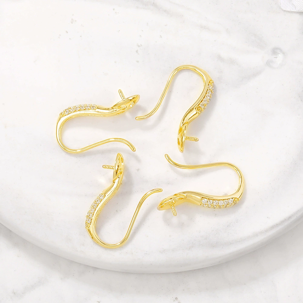 Classic earrings, accessory, accessories, metal material, zirconium, wholesale