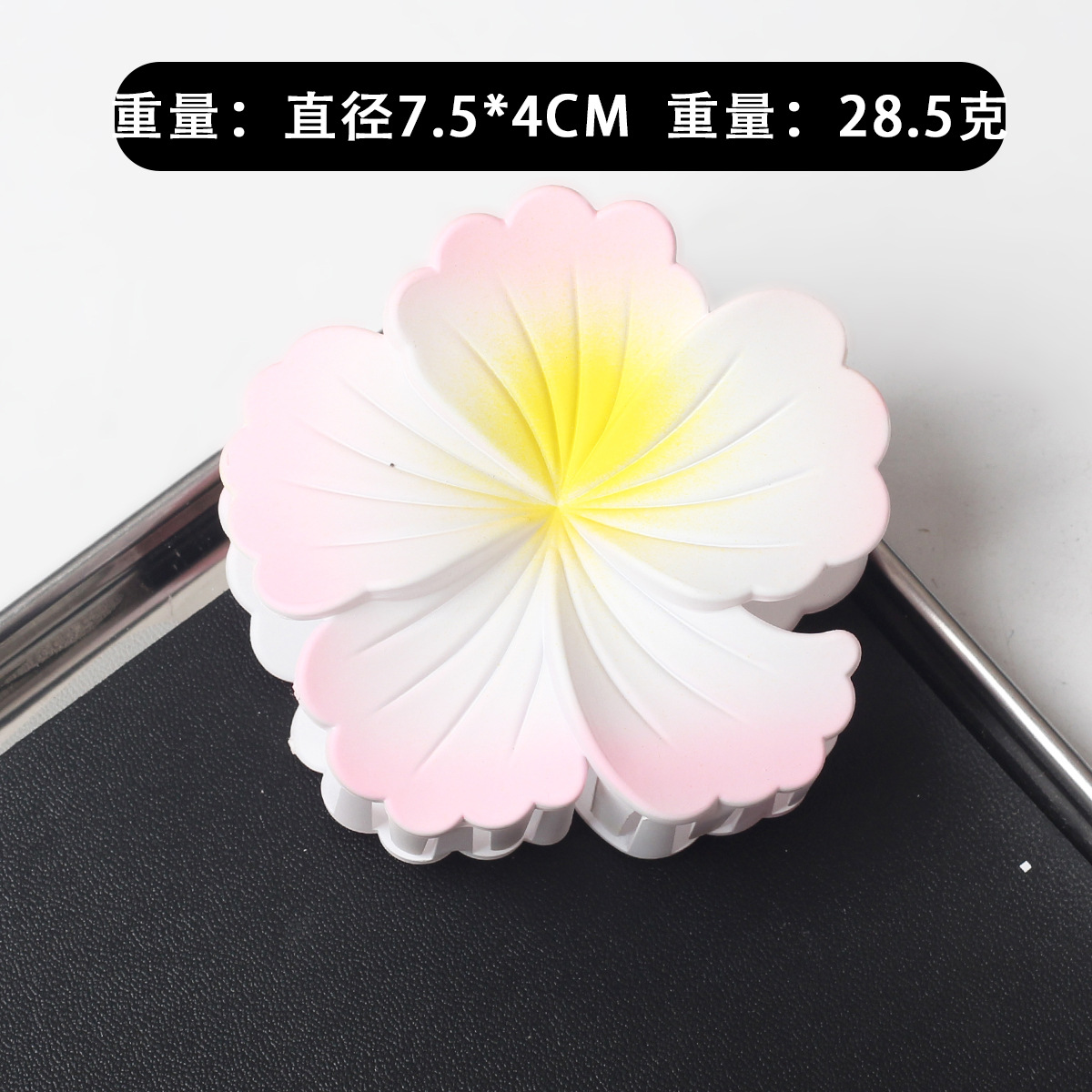 Venta caliente transfronteriza moda Mori pequeña fresca y dulce color caramelo flor enrollable pinza pinza para el cabello con sentido avanzado accesorios para el cabello