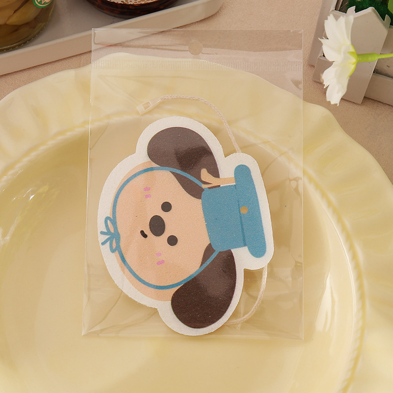 漫画食器洗いワイプ天然木材パルプスポンジ圧縮吸収性拡大キッチンクリーニングたわし油吸収性耐久性のある雑巾|undefined