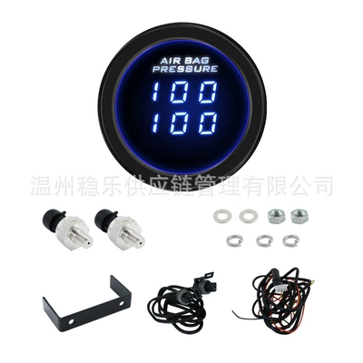 Display Dual Pressure Gauge with: automobile instrument