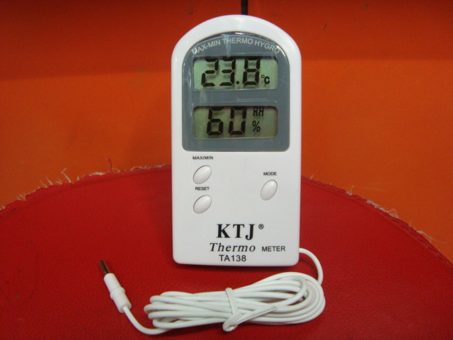 电子温度计室内室外寒署表家用家居养殖数显探头线数字显示