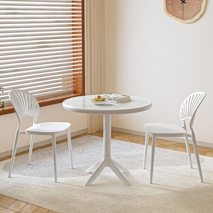 Small Round Table Side Table Internet Celebrity Shopping Mall Leisure Coffee Table Milk Tea Dessert Shop Indoor Outdoor Reception Office Small Table