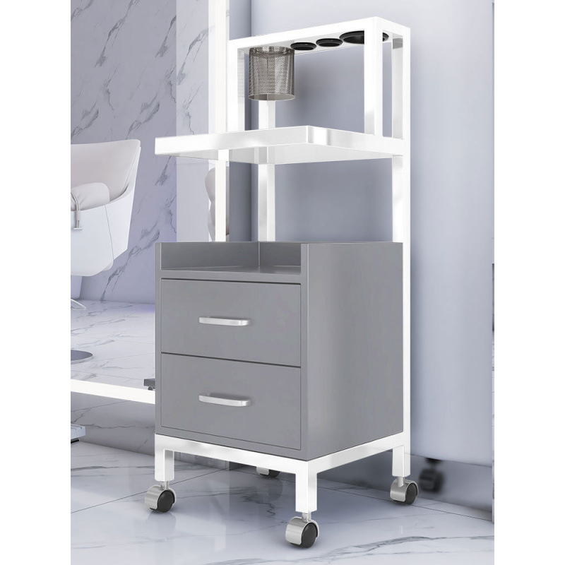 Nuevo gabinete de peluquería de salón de peluquería carro de herramientas de estante de herramientas de mesa de carro de peluquería pequeño gabinete