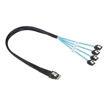 SF-103����Slim SAS SFF-8654��4 SATA 7Pin�������űP����B�Ӿ�