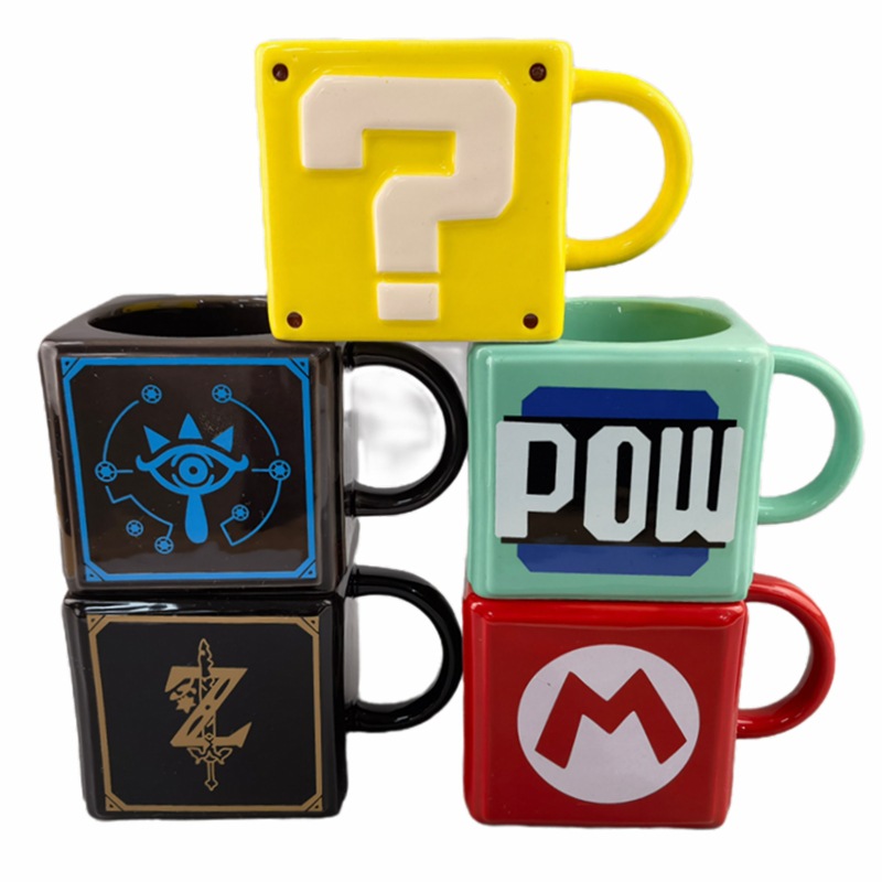 Estrictamente elegir mi mundo juego periférico Mario taza Zelda cuadrado de agua doble capa TNT coolie taza