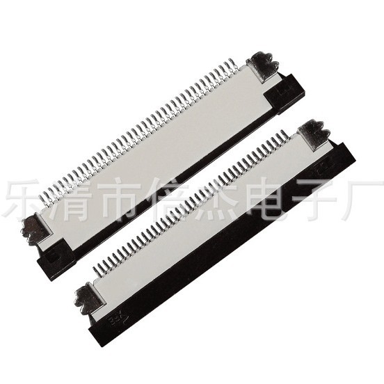 直供FFC/FPC0.5D型半包鱼叉型焊片抽拉式上/下接电缆连接器插座