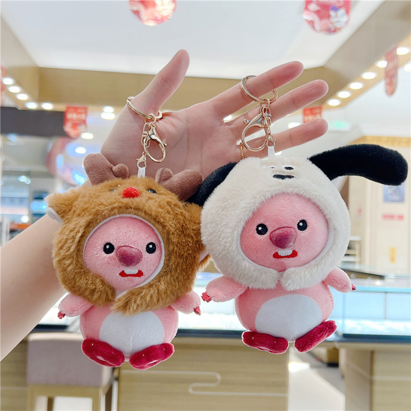 かわいいビーバールビー人形人形ペンダントバッグ人形キーホルダーおもちゃぬいぐるみかわいいギフト卸売|undefined