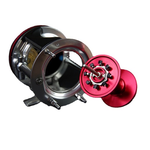 Anchor fish wheel Lei Qiang wheel blackened ship fishing wheel full metal drum boat fishing wheel sea fishing wheel anchor fish wheel fishing line wheel