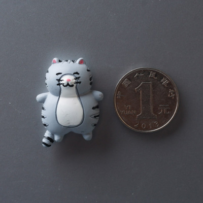 ウォームシリーズ 日本の癒しの横たわるかわいい太った猫 立体マグネットバックル マグネットステッカー 磁気黒板ステッカー 冷蔵庫ステッカー|undefined