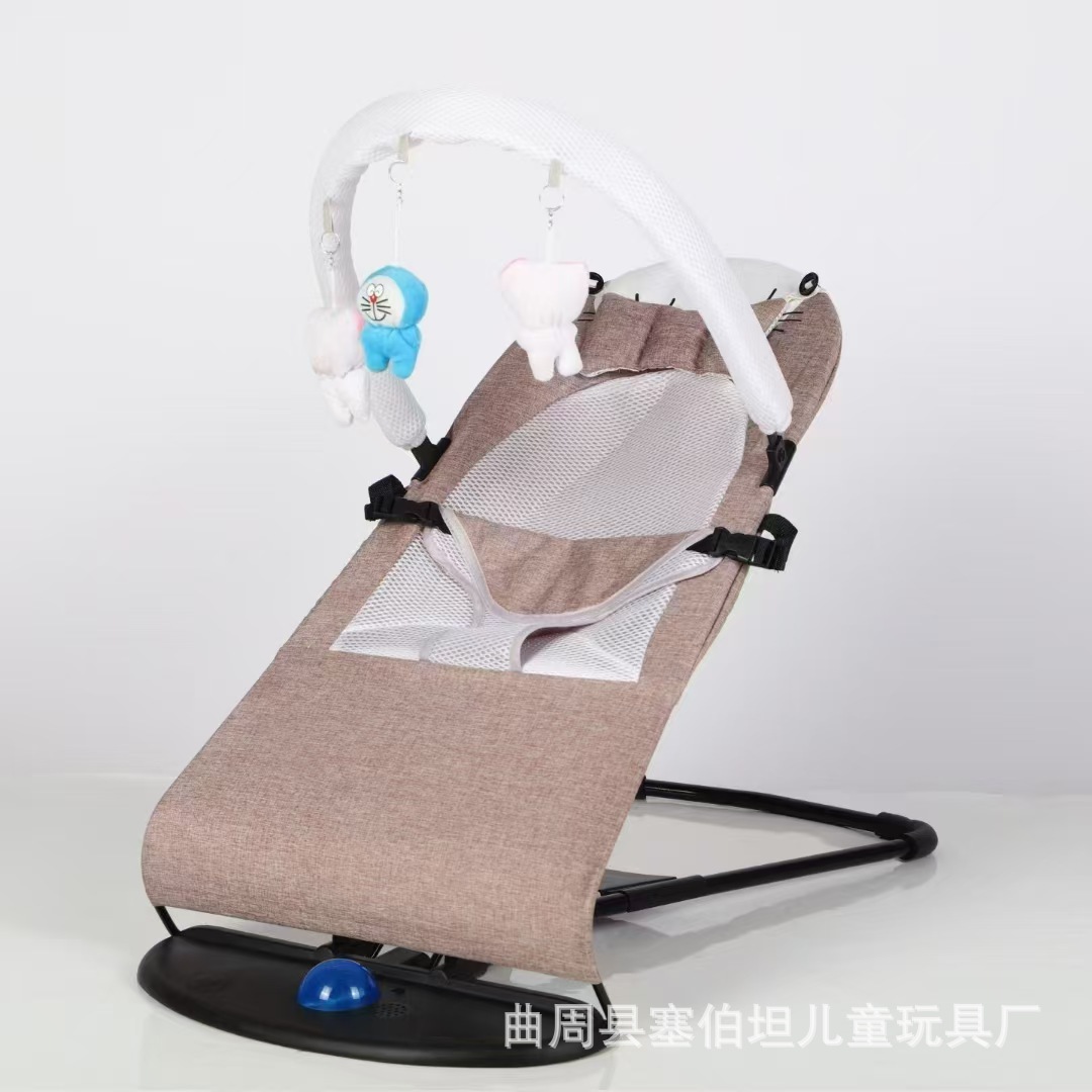 Baby Rocking Chair, Newborn Soothing Chair, Baby Recliner, Sleep-Inducing Children's Cradle Bed, Sturdy and Durable