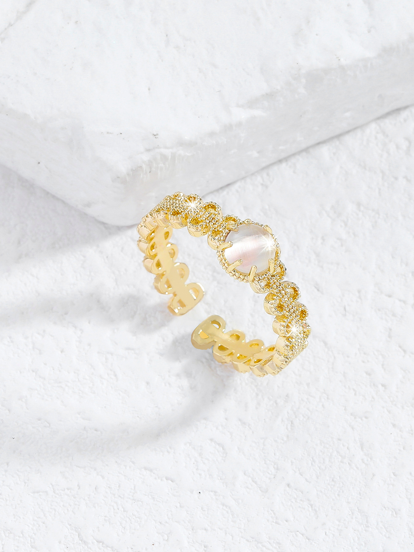 歐美跨境多樣亞馬遜ebay夸張中東非洲戒指銅飾品女款小眾輕奢風(fēng)