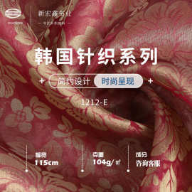 新宏鑫 韩式蕾丝提花网布 100g镂空蕾丝钩花礼服布料 连衣裙面料