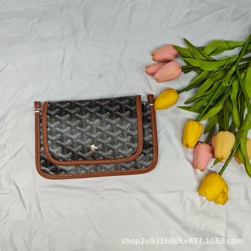 新品Goyard/戈雅信封包Plumet老花Y字满印woc邮差包单肩斜挎女包|undefined