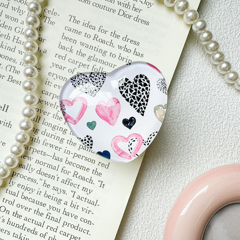 Untitled-1_0008_Crystal Glass Holder-Hand-painted Heart
