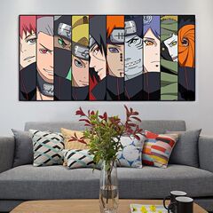 Naruto Room Bedside Decorative Painting Anime Living Room Sofa Background Wall Hanging Art Japanese Modern Minimalist