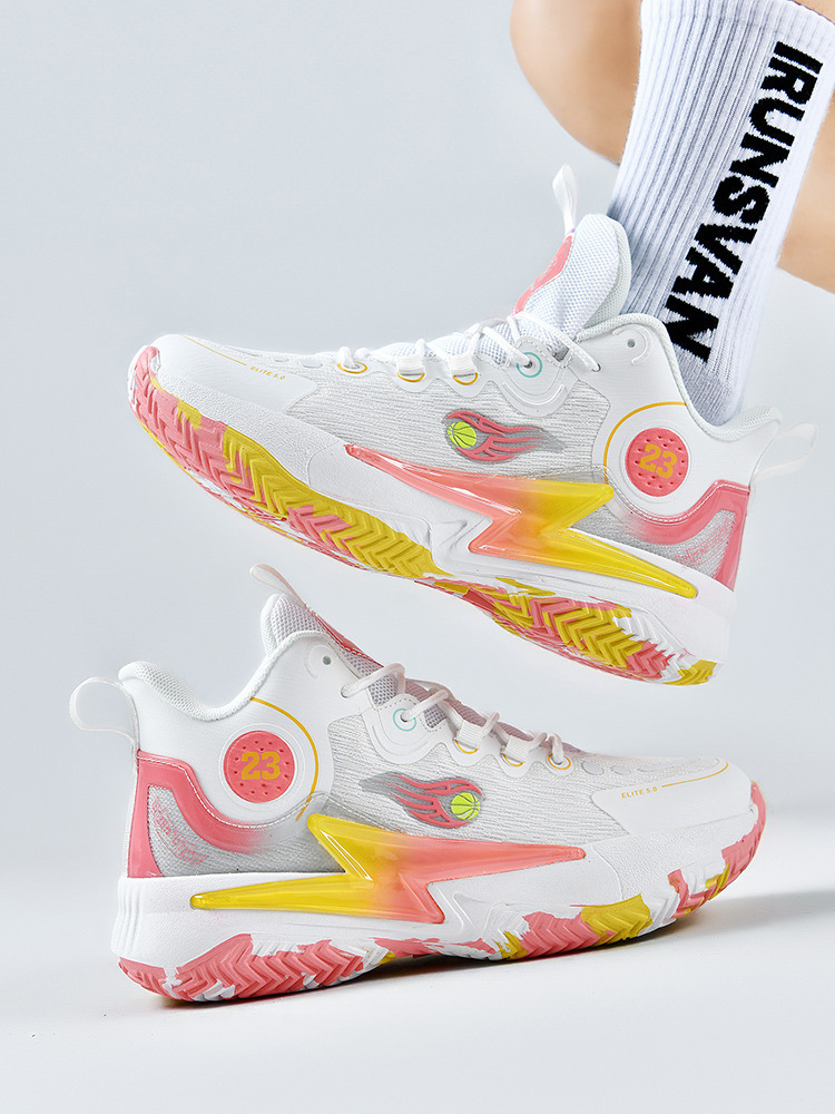 Nuevos zapatos de baloncesto para hombres jóvenes estudiantes de cemento antideslizante zapatos de moda