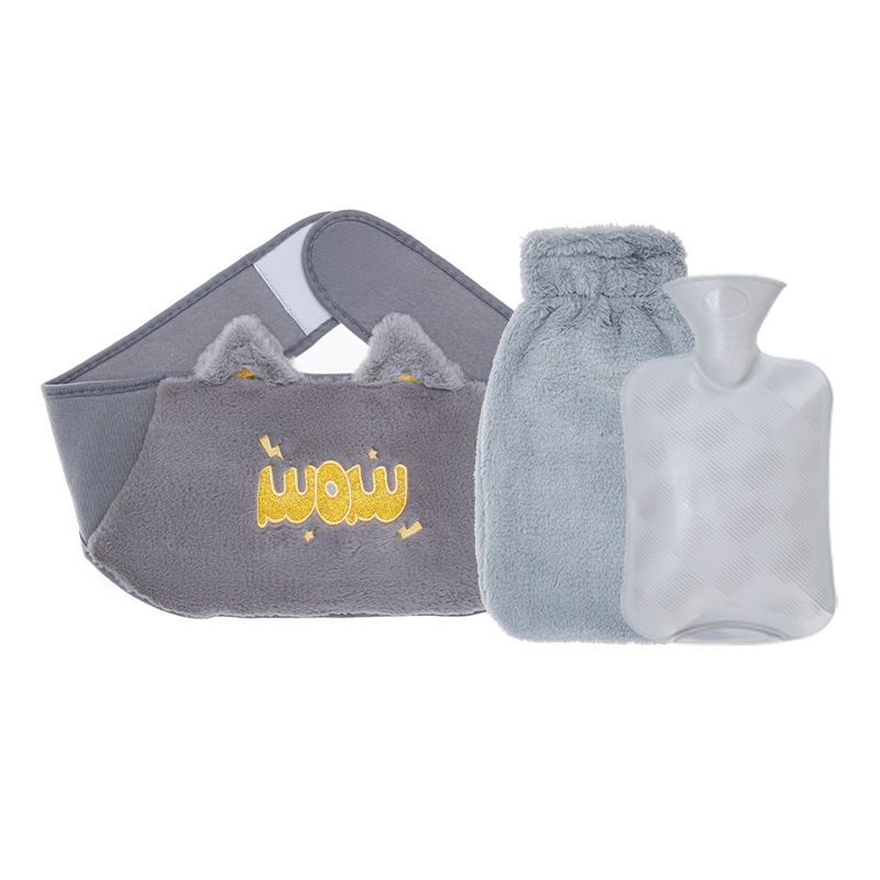 [Juego de tres piezas] inyección de agua cinturón caliente bolsa de agua caliente cinturón caliente mano caliente cintura vientre caliente inyección de agua cinturón protector