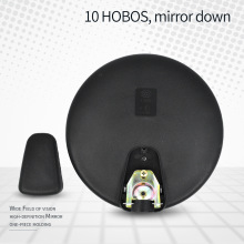 定制-中国重汽豪沃HOWO下视镜圆豪沃10款下视镜配件出口圆镜总成