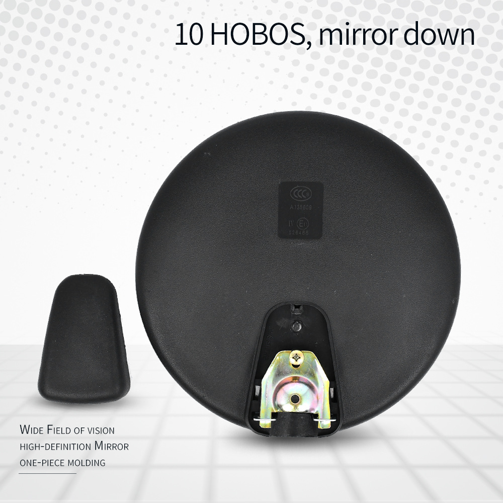 定制-中国重汽豪沃HOWO下视镜圆豪沃10款下视镜配件出口圆镜总成