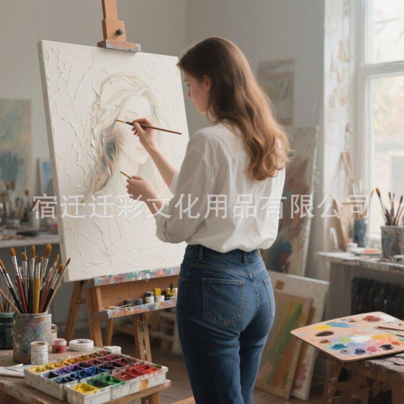 厂家直销纯棉油画框亚麻油画框美术生丙烯肌理专用空白油画框批发|undefined