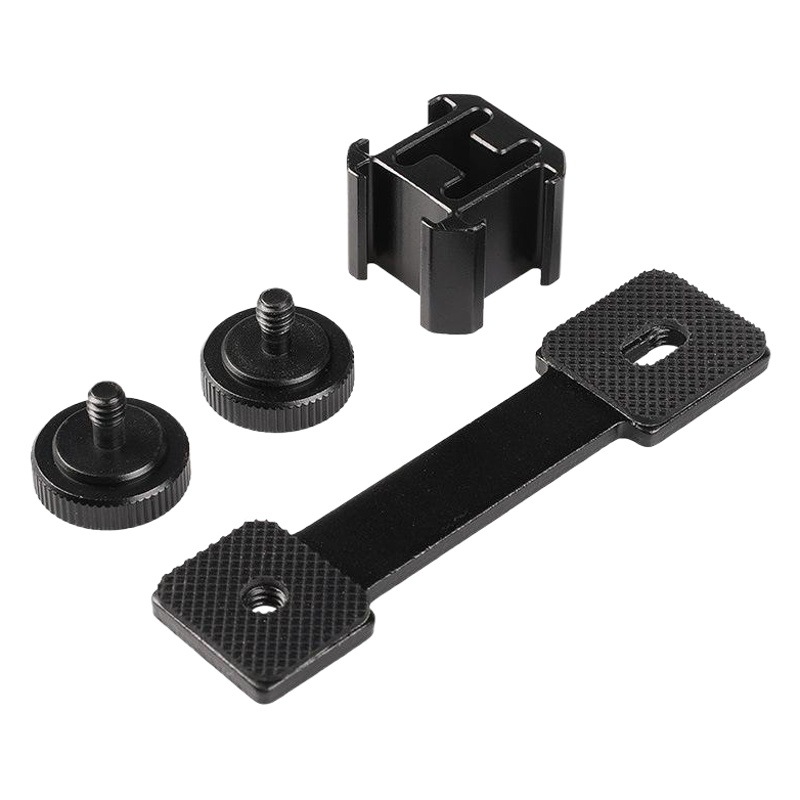 Poste de zapato frío de tres cabezas Zhiyun 4 Feiyu aplicable a Dajiang 2 estabilizador de garra mágica micrófono de conexión soporte de expansión de zapato caliente