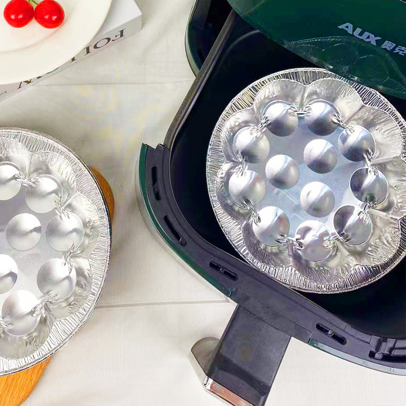 Caracol Placa de papel de estaño placa de hornear resistente a altas temperaturas bolas de barbacoa a la parrilla Concha Pan Freidora De Aire horno desechable Placa de papel de aluminio