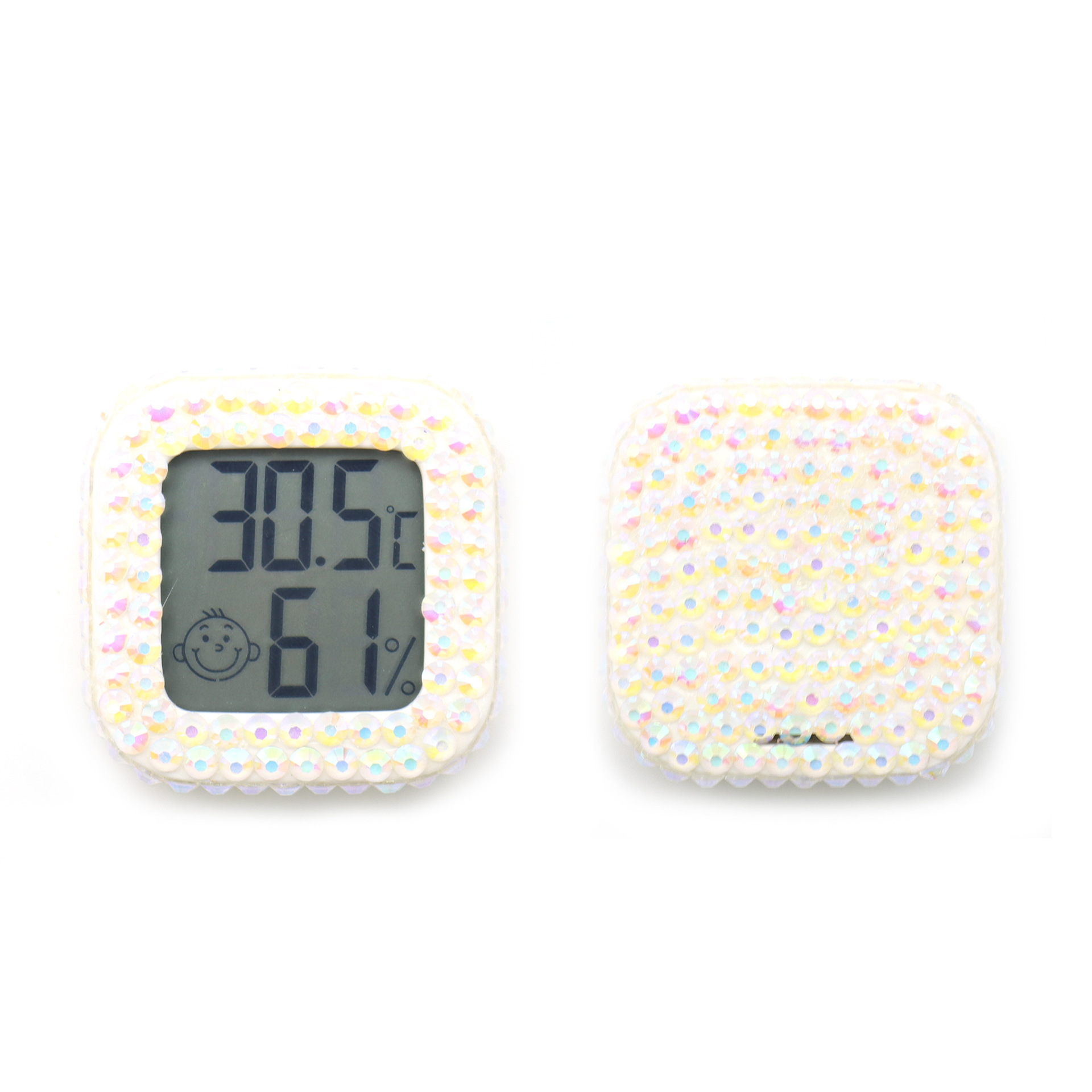 Simple Style Square Plastic Indoor Thermometer 1 Piece display picture 3