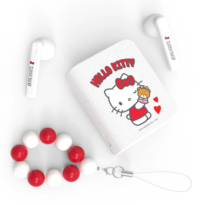 Подлинный (Genuine) наушники Bluetooth с куклой Sanrio, Kuromi Cinnamon собака, наушники беспроводные, версия 5.0, совместная модель