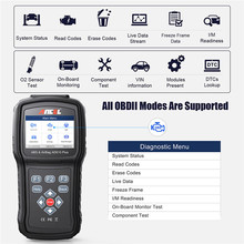 Ancel AD610Plus OBD2汽车扫描仪引擎 ABS SRS三系统汽车诊断工具