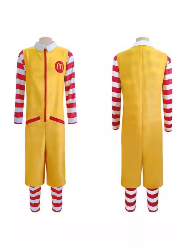 速売通McDonaldマクドナルドおじさんCos服仮装舞踏会コスプレ道化師キャラクター迎賓衣装|undefined