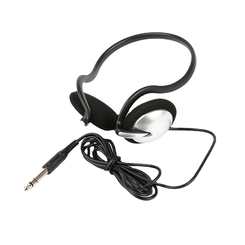 Estudiantes piano electrónico auriculares de guitarra 6.5mm enchufe auriculares de instrumentos 3.5 cableado auriculares al por mayor
