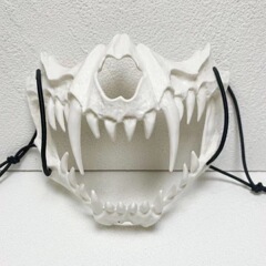 ハロウィーンマスク二次元半顔マスクcos衣装シミュレーションパーティー舞踏会演出衣装道具