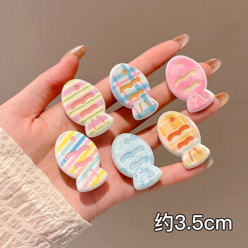 Coreano dulce dopamina hueso de color pequeño broche de pelo lateral universal broche de pelo roto lindo broche de moda mujer