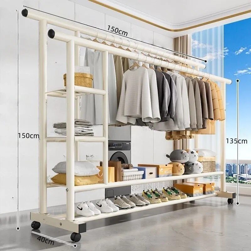 25개 튜브 - 이중층 이중 극 - 측면 보관망 - 150개 색상 + 휠