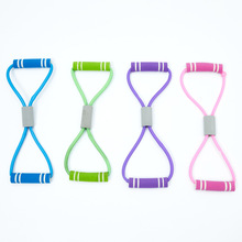 8字拉力器 美背瑜伽训练器材弹力管扩胸拉力带 女背健身 八字绳