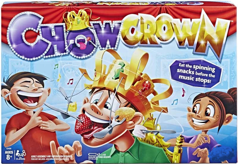 同款 跨境 旋轉皇冠食物帽桌遊 chow crown 音樂旋轉皇冠餐帽