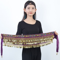 霓裳 新款肚皮舞練習腰鏈 印度舞演出腰鏈 健身腰鏈 彩鑽表演腰鏈