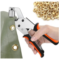 300セットの金属鶏眼ボタン気目ボタン穴リング取付工具手動セット穴あけ機手押しペンチ蒸気眼