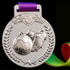 Football metal silver award, wholesale