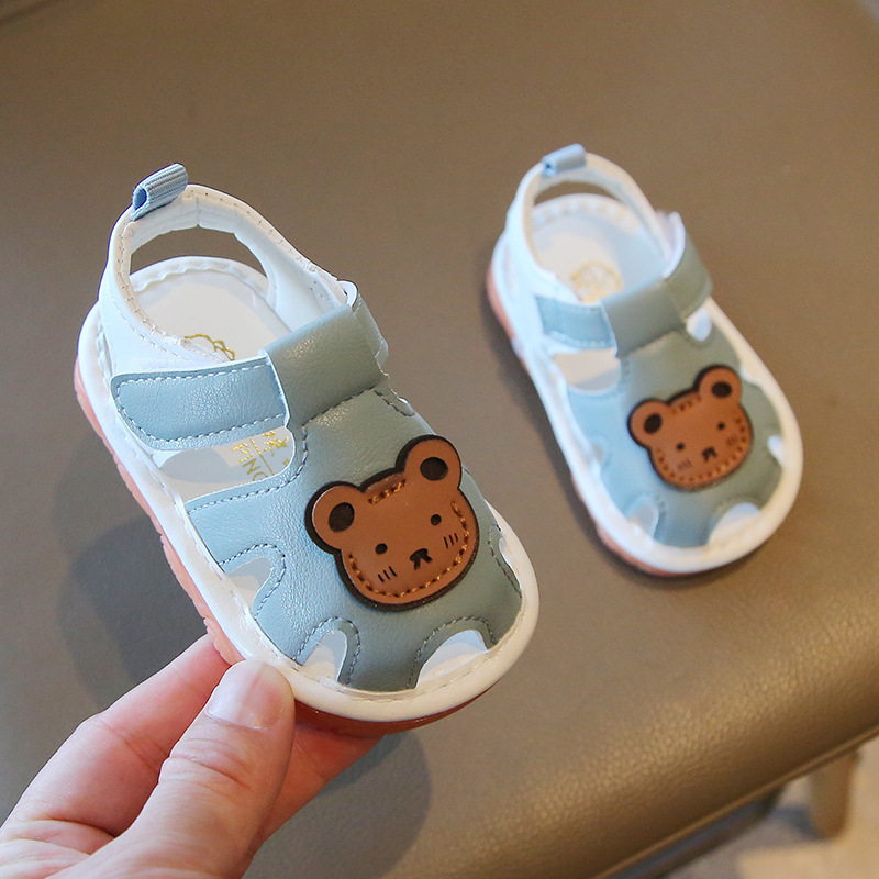 Summer children's non-slip sandals for early age, 0-1 years, 4-8-12 month, soft sole 5